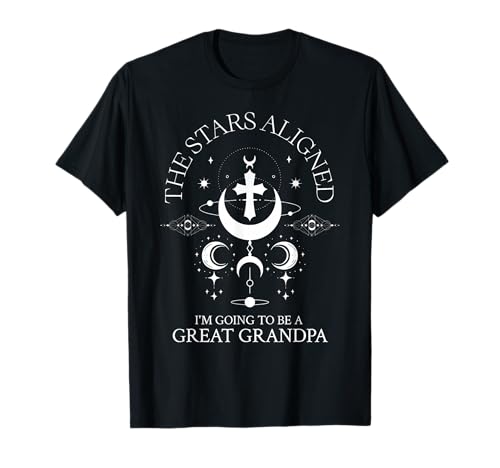I'm Going to Be a Great Grandpa Celestial Baby Ankündigung T-Shirt I'm Going to Be a Great Grandpa Celestial Baby Ankündigung T-Shirt von Funny Birth Announcement Celestial Baby Reveal