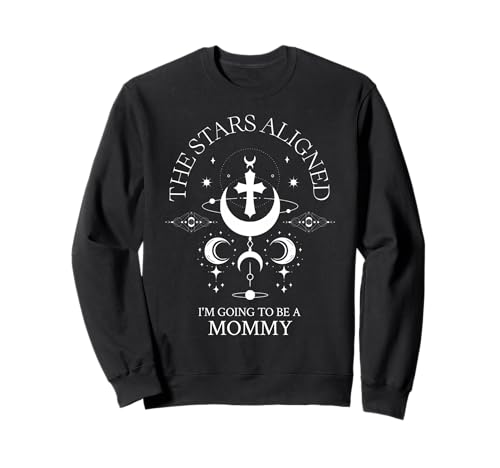 Ich werde Mama Himmlische Baby-Ankündigung für Mama Sweatshirt Ich werde Mama Himmlische Baby-Ankündigung für Mama Sweatshirt von Funny Birth Announcement Celestial Baby Reveal