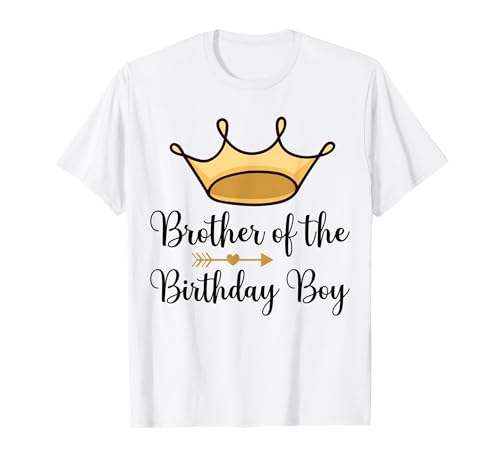 Bruder des Geburtstags Junge Passende Jungen Mädchen Kinder 2024 T-Shirt Bruder des Geburtstags Junge Passende Jungen Mädchen Kinder 2024 T-Shirt von Funny Birthday Squad Matching Men Women Costume