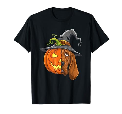 Bloodhound Kürbis Jack O Laterne Halloween Kinder Herren Damen T-Shirt Bloodhound Kürbis Jack O Laterne Halloween Kinder Herren Damen T-Shirt von Funny Bloodhound Lovers Halloween Pumpkin Outfits