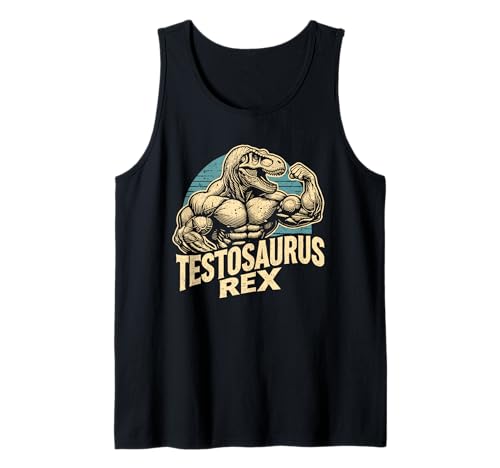 Herren Testosaurus Rex Lustiger Dinosaurier Bodybuilder Gym Workout T-Rex Tank Top Herren Testosaurus Rex Lustiger Dinosaurier Bodybuilder Gym Workout T-Rex Tank Top von Funny Bodybuilding Dino Muscle Apparel