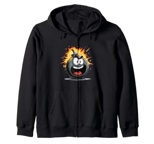 Cool aussehendes und freches Bomben-Kostüm für Jungen und Mädchen Kapuzenjacke von Funny Bomb Outfit