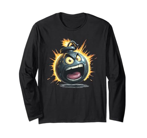 Pretty Bomb Face Kostüm für Erwachsene und Kinder Langarmshirt Pretty Bomb Face Kostüm für Erwachsene und Kinder Langarmshirt von Funny Bomb Outfit