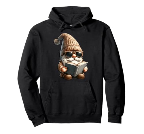 Funny Book Reader GNOME Dad for Women and Men Cool Bookworm Pullover Hoodie von Funny Book Reading Themed Gifts For Gnome Lovers