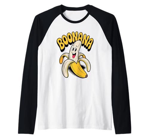 Lustiges Boonana Halloween Banane Kostüm Silly Fruit Damen Herren Raglan Lustiges Boonana Halloween Banane Kostüm Silly Fruit Damen Herren Raglan von Funny Boonana Halloween Costume Party Women Men