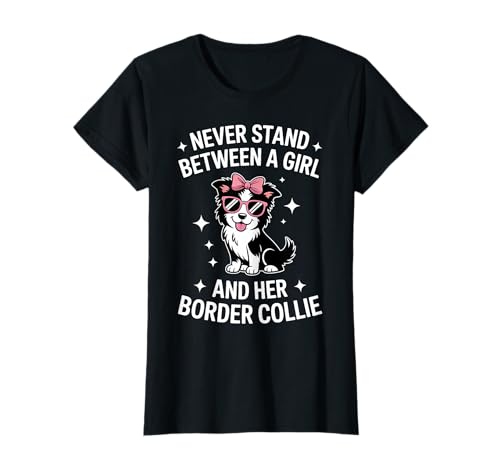 Border Collie Girl Lustiger Border Collie T-Shirt Border Collie Girl Lustiger Border Collie T-Shirt von Funny Border Collie Cool Border Collie Girl Design