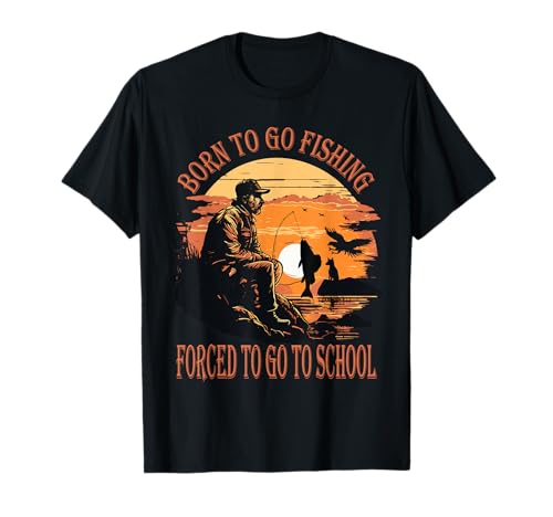 Funny Born To Go Fishing Bass Fish Fisherman Boys Kids T-Shirt Funny Born To Go Fishing Bass Fish Fisherman Boys Kids T-Shirt von Funny Born To Go Fishing Bass Fish Boys Kids