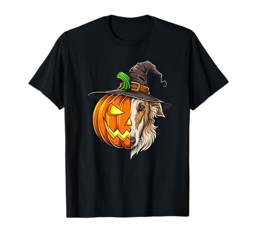 Borzoi Kürbis Jack O Laterne Halloween Kinder Herren Damen T-Shirt Borzoi Kürbis Jack O Laterne Halloween Kinder Herren Damen T-Shirt von Funny Borzoi Dog Lovers Halloween Pumpkin Outfits