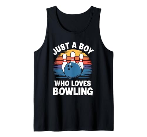 Herren Nur EIN Junge, der Bowling liebt, Spare Master Bowling für Kinder Tank Top Herren Nur EIN Junge, der Bowling liebt, Spare Master Bowling für Kinder Tank Top von Funny Bowling Apparel for Men Women