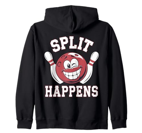 Split Happens – niedliches & lustiges Bowling-Shirt für Damen und Herren Kapuzenjacke Split Happens – niedliches & lustiges Bowling-Shirt für Damen und Herren Kapuzenjacke von Funny Bowling Shirt Vibes