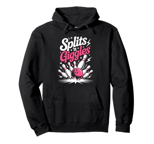 Lustiges Splits 'n Giggles Bowlingteam, niedlicher Bowler, Damen und Mädchen Pullover Hoodie von Funny Bowling Team