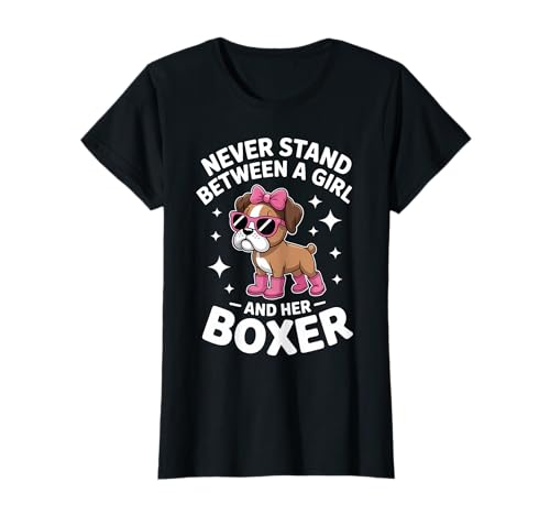 Boxer Hund Mädchen Lustiger Boxer T-Shirt Boxer Hund Mädchen Lustiger Boxer T-Shirt von Funny Boxer Cute Boxer Dog Designs