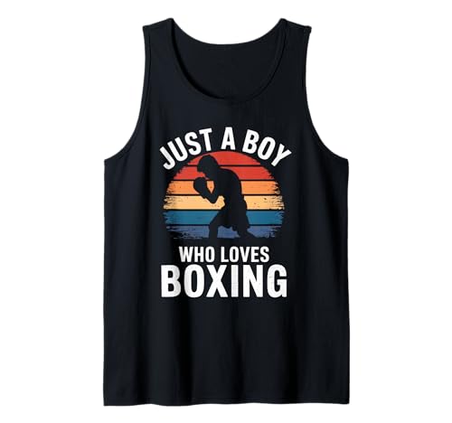 Herren Nur EIN Junge, der Boxen liebt, Kampfsport, Kinderboxen Tank Top Herren Nur EIN Junge, der Boxen liebt, Kampfsport, Kinderboxen Tank Top von Funny Boxing Apparel for Men Women