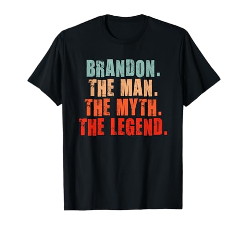 Brandon The Man The Myth The Legend Lustiger Brandon T-Shirt Brandon The Man The Myth The Legend Lustiger Brandon T-Shirt von Funny Brandon Collection