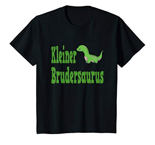 Kinder Lustiges Kleiner Brudersaurus Jungen Dino Dinosaurier T-Shirt von Funny Bruder Geburt Geschwister Geschenk