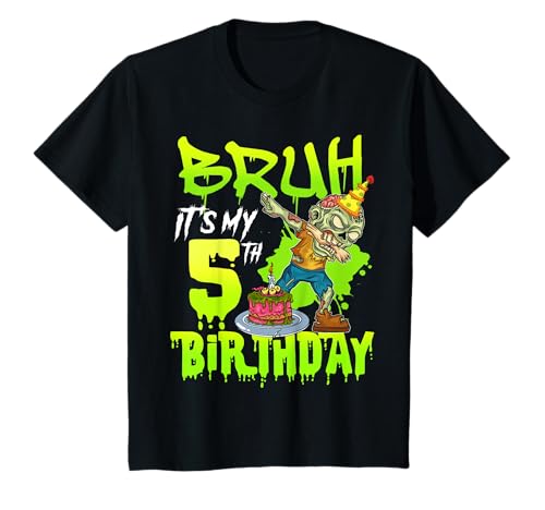 Bruh, es ist Mein 5. Geburtstag, Zombie-Liebhaber, 5 Jahre, Jungs T-Shirt Bruh, es ist Mein 5. Geburtstag, Zombie-Liebhaber, 5 Jahre, Jungs T-Shirt von Funny Bruh It's My 5th Birthday Zombie Lover Tee