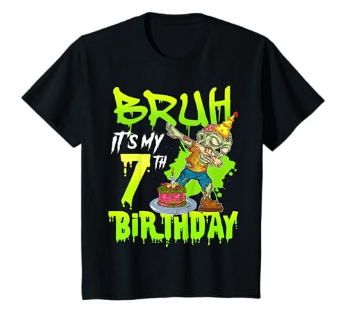 Bruh, es ist mein 7. Geburtstag, Zombie-Liebhaber, 7 Jahre, Jungs T-Shirt Bruh, es ist mein 7. Geburtstag, Zombie-Liebhaber, 7 Jahre, Jungs T-Shirt von Funny Bruh It's My 7th Birthday Zombie Lover Tee