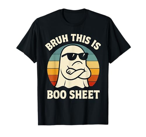 Bruh This is Boo Sheet Ghost Halloween Costume Men Boys Meme T-Shirt Bruh This is Boo Sheet Ghost Halloween Costume Men Boys Meme T-Shirt von Funny Bruh This Is Boo Sheet For Teens Boys Girls