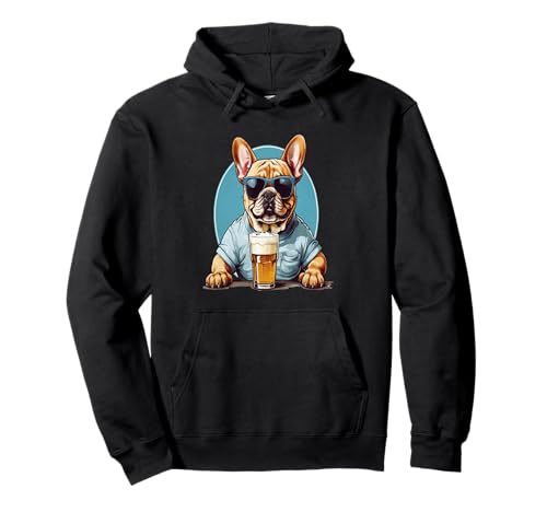 Coole französische Bulldogge Bier Grafik für Männer Frauen Pullover Hoodie Coole französische Bulldogge Bier Grafik für Männer Frauen Pullover Hoodie von Funny Bulldog Breeds for Men Women Graphic Print