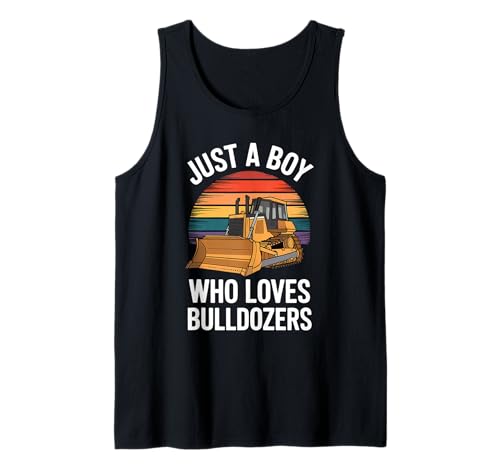 Herren Nur EIN Junge, der Bulldozer liebt Bulldozer für schwere Geräte Tank Top Herren Nur EIN Junge, der Bulldozer liebt Bulldozer für schwere Geräte Tank Top von Funny Bulldozer Apparel for Men Women