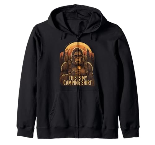 Bigfoot Camping Mens Womens Kids This is My Camping Kapuzenjacke Bigfoot Camping Mens Womens Kids This is My Camping Kapuzenjacke von Funny Camper This Is My Camping Tee