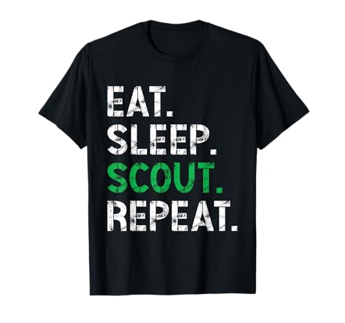 Eat Sleep Scout Repeat Lustiger Scout für Damen, Herren, Kinder T-Shirt Eat Sleep Scout Repeat Lustiger Scout für Damen, Herren, Kinder T-Shirt von Funny Camping Hiking Scouting - Scout Tees