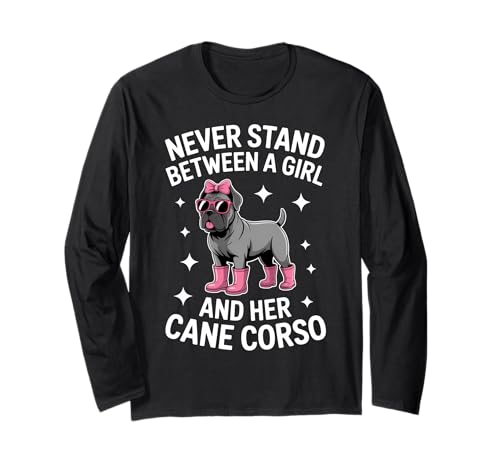 Cane Corso Mädchen Lustiger Cane Corso Langarmshirt Cane Corso Mädchen Lustiger Cane Corso Langarmshirt von Funny Cane Corso Cute Cane Corso Design