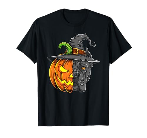 Cane Corso Kürbis Jack O Laterne Halloween Kinder Herren Damen T-Shirt von Funny Cane Corso Lovers Halloween Pumpkin Outfits