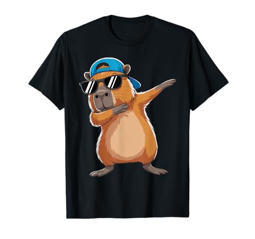 Niedliches Dabbing Capybara Tier Jungen Herren Kleinkind Kinder T-Shirt Niedliches Dabbing Capybara Tier Jungen Herren Kleinkind Kinder T-Shirt von Funny Capybara Clothes Idea - Capybaras Stuff