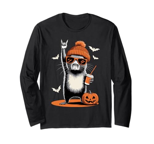 Cooles Capybara Halloween Kostüm Herren Damen Kinder Niedlich Capybara Langarmshirt Cooles Capybara Halloween Kostüm Herren Damen Kinder Niedlich Capybara Langarmshirt von Funny Capybara Halloween Costume Men Women Kids