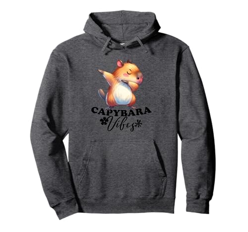 Capybara Vibes Dabbing Capybara Jungen Mädchen Pullover Hoodie Capybara Vibes Dabbing Capybara Jungen Mädchen Pullover Hoodie von Funny Capybara Lovers Clothing by TheMaesthetics