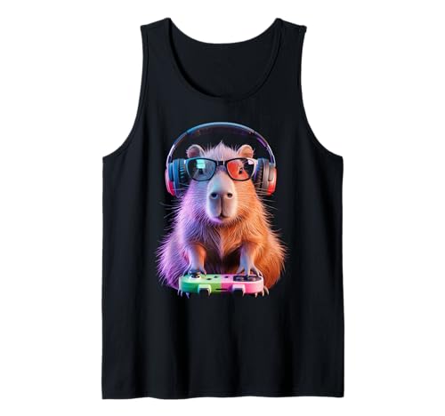 Cute Capybara Videospiele Capybara Gamer Gaming Jungen Kinder Tank Top Cute Capybara Videospiele Capybara Gamer Gaming Jungen Kinder Tank Top von Funny Capybara Playing Video Games For Men Boys