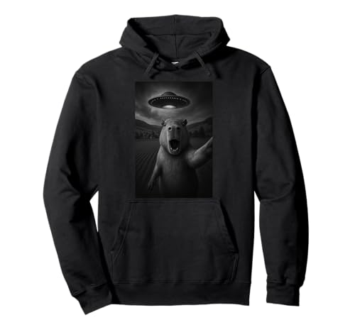 Lustiges Capybara-Selfie mit Alien-UFO für Jungen, Männer, Frauen, Kinder Pullover Hoodie Lustiges Capybara-Selfie mit Alien-UFO für Jungen, Männer, Frauen, Kinder Pullover Hoodie von Funny Capybara Selfie Graphic Tees Apparel