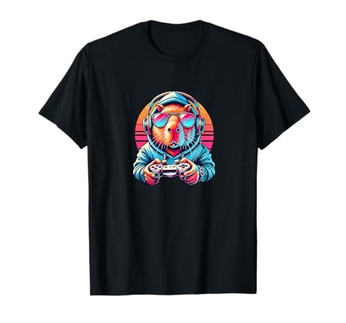 Coole Capybara Videospiele Tees - Lustige Capybara Kids T-Shirt Coole Capybara Videospiele Tees - Lustige Capybara Kids T-Shirt von Funny Capybara Shirts Capybara Gamers Kids Gifts