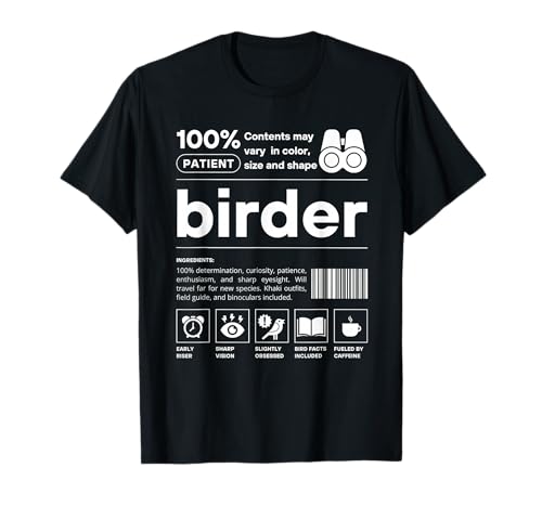Lustiger Vogelbeobachter, Barcode, Geschenk für Damen und Herren T-Shirt Lustiger Vogelbeobachter, Barcode, Geschenk für Damen und Herren T-Shirt von Funny Care Instructions