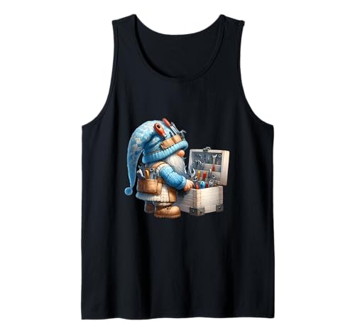 Herren Woodworker Dad Gnome With Carpentry Tools For Men Carpenters Tank Top Herren Woodworker Dad Gnome With Carpentry Tools For Men Carpenters Tank Top von Funny Carpenter Gnome Dad Woodworker Gifts For Men