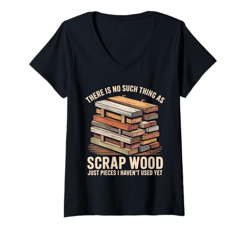 Damen Lustiger Schreiner gibt es Nicht T-Shirt mit V-Ausschnitt Damen Lustiger Schreiner gibt es Nicht T-Shirt mit V-Ausschnitt von Funny Carpenter Woodworker Gift Idea