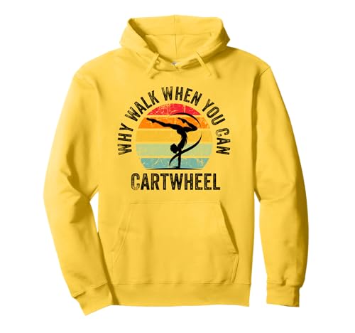 Why Walk When You Can Cartwheel Gymnast Girls Gymnastics Pullover Hoodie Why Walk When You Can Cartwheel Gymnast Girls Gymnastics Pullover Hoodie von Funny Cartwheel Spirit Gymnast Gymnastics Girl