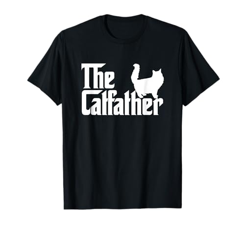 The CatFather Funny Cat Dad Shirt For Men | Cat Lover Gifts T-Shirt The CatFather Funny Cat Dad Shirt For Men | Cat Lover Gifts T-Shirt von Funny Cat Daddy Tee Shirts For Cat Dads