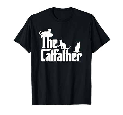 The CatFather Funny Cat Dad T-Shirt For Men Cat Lover Gifts T-Shirt The CatFather Funny Cat Dad T-Shirt For Men Cat Lover Gifts T-Shirt von Funny Cat Daddy Tee Shirts For Cat Dads