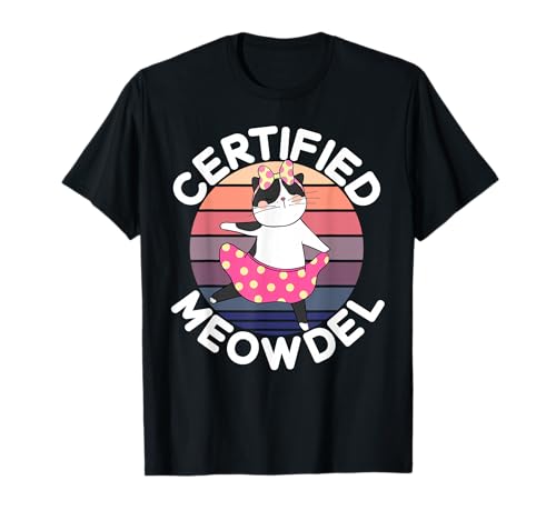 Zertifizierte Meowdel Lustige Katze für Männer Frauen T-Shirt von Funny Cat Feline Lover Products