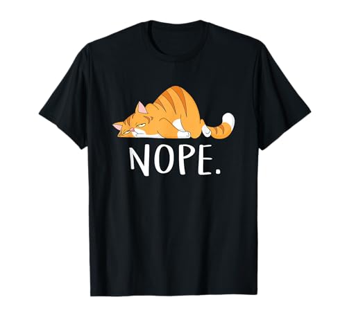 Lustiges faules Katzen für Männer Frauen Heute Nicht T-Shirt von Funny Cat Gifts & Co.