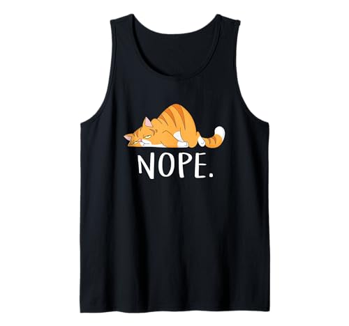 Lustiges faules Katzen für Männer Frauen Heute Nicht Tank Top von Funny Cat Gifts & Co.