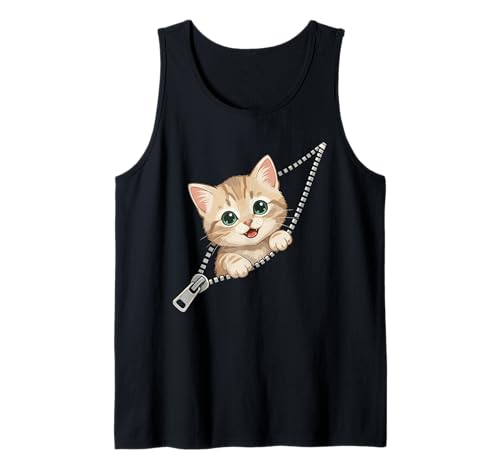 Katzenkostüm, Jungen & Mädchen | Süßes Kätzchen Tank Top Katzenkostüm, Jungen & Mädchen | Süßes Kätzchen Tank Top von Funny Cat Graphics, Designs & Outfits for Kids