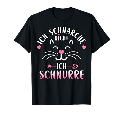 Katze Ich Schnarche Nicht Ich Schnurre Lustige Katze Papa Katze Mama T-Shirt Katze Ich Schnarche Nicht Ich Schnurre Lustige Katze Papa Katze Mama T-Shirt von Funny Cat Lover Gift Store