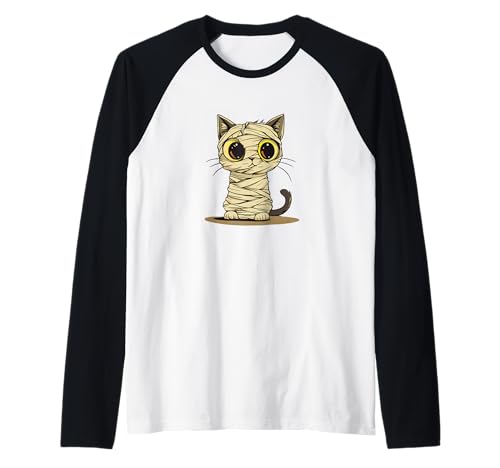 EIN gruseliges und entzückendes Mumien-Katzenkostüm für Jungen und Mädchen Raglan EIN gruseliges und entzückendes Mumien-Katzenkostüm für Jungen und Mädchen Raglan von Funny Cat Mummy