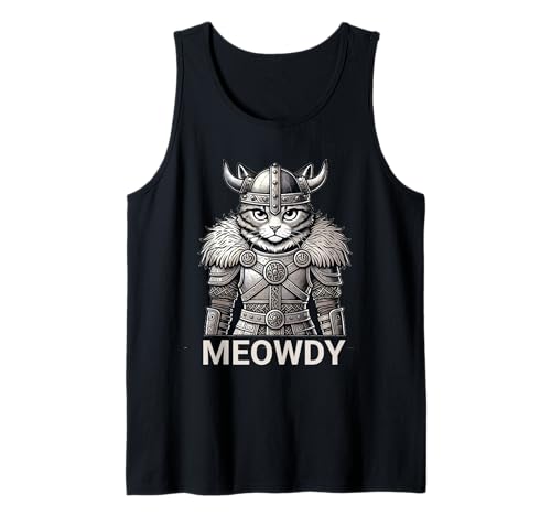 Cat Meowdy Nordic Viking for Moody Women Girl Cat Lover Tank Top Cat Meowdy Nordic Viking for Moody Women Girl Cat Lover Tank Top von Funny Cat Pun Cats Meow Howdy Mash