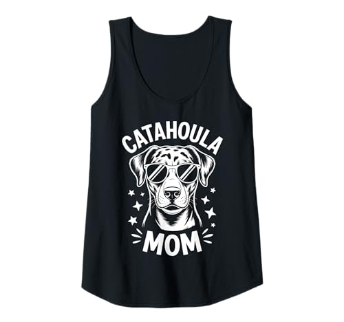 Damen Catahoula Mom Lustiger Catahoula Leopardenhund Tank Top von Funny Catahoula Mom Catahoula Leopard Dog Design
