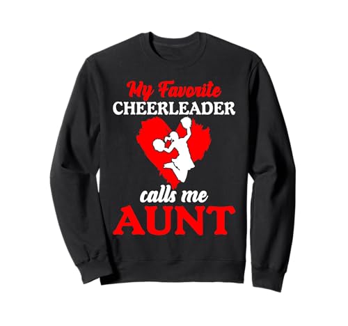 Cheerleader nennt mich Tante Cheer Mama Frauen Cheerleading Sweatshirt Cheerleader nennt mich Tante Cheer Mama Frauen Cheerleading Sweatshirt von Funny Cheerleading Aunt Cheer Aunts Apparel Co.