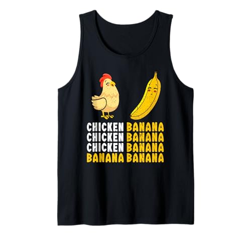 Lustiges Meme für Mädchen, Frauen, Kinder, Huhn und Banane Tank Top Lustiges Meme für Mädchen, Frauen, Kinder, Huhn und Banane Tank Top von Funny Chicken And Banana Dance Meme Girls Women
